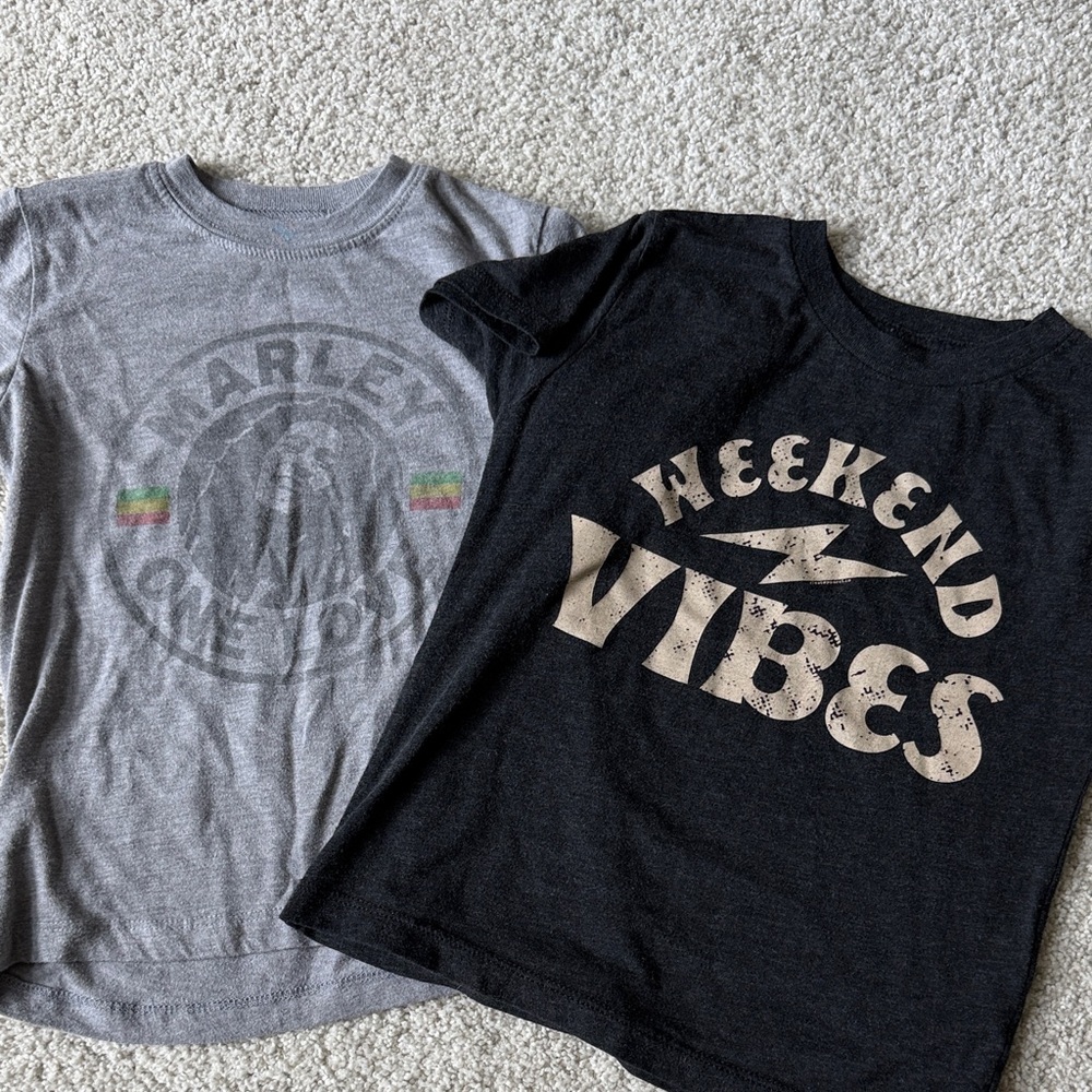 ‘One Love’ and Weekend Vibes' Graphic Tees - Kids (5t)